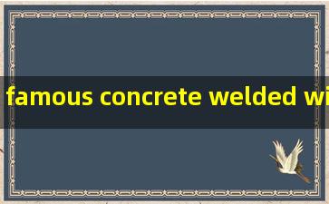famous concrete welded wire mesh